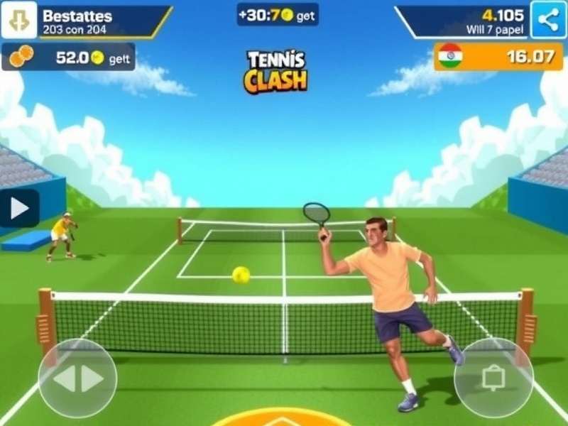Tennis Clash Ultimate Ace India Gameplay